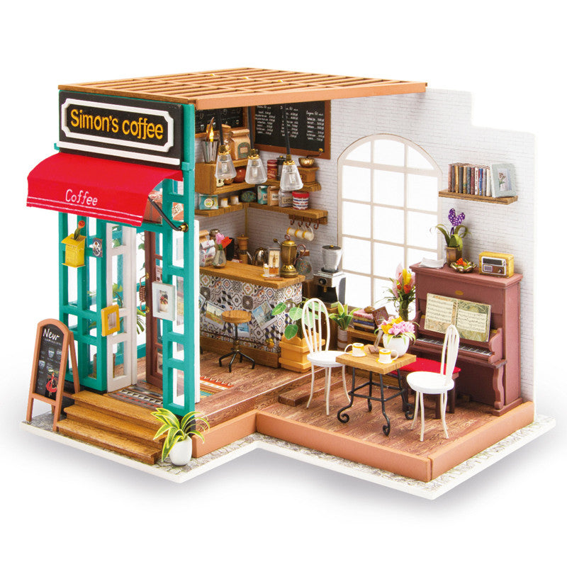 Hand-assembled Simon Time Coffee Shop