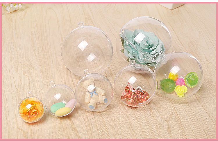 Shop decoration transparent plastic ball hollow