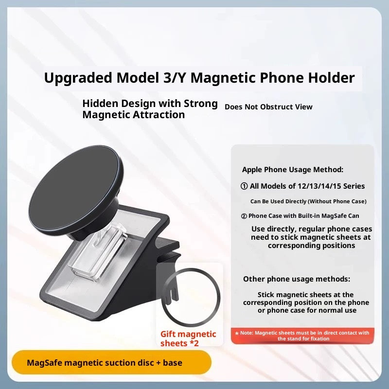 Car Mobile Phone Bracket Base Interior Fixed Modification Accessories