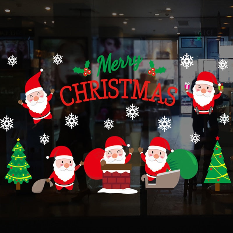 Door shop window sticker