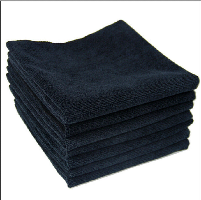 Microfiber Black Absorbent Towel Thickened Soft Lint-free Car Wash Shop Barber Shop