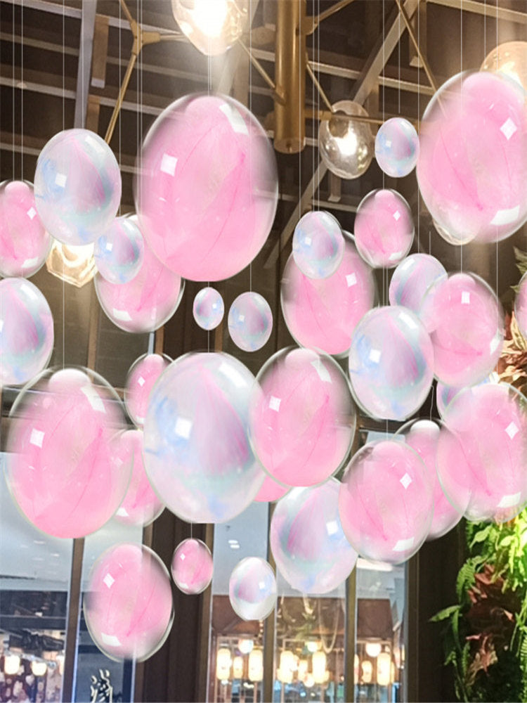 Shop decoration transparent plastic ball hollow
