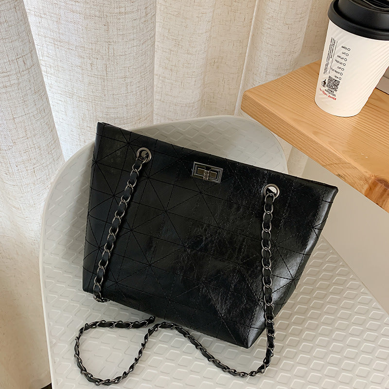 Chain fashion bucket bag