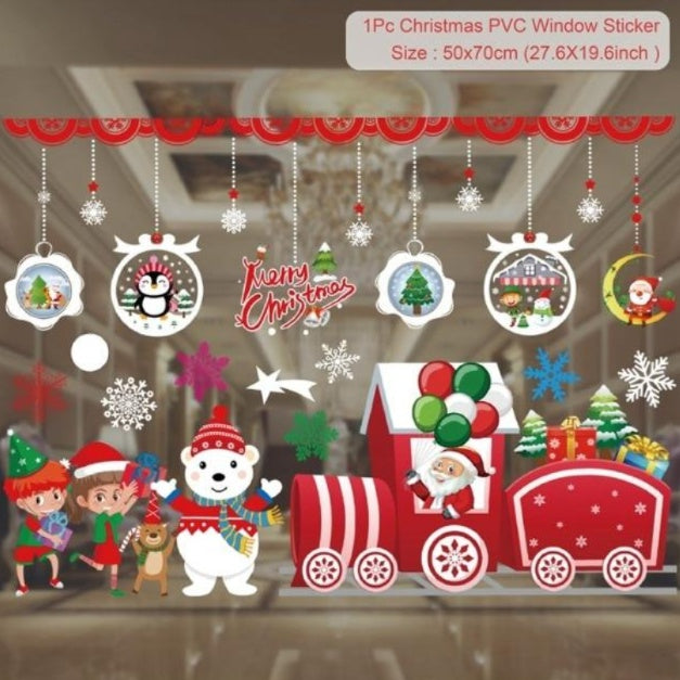 Door shop window sticker