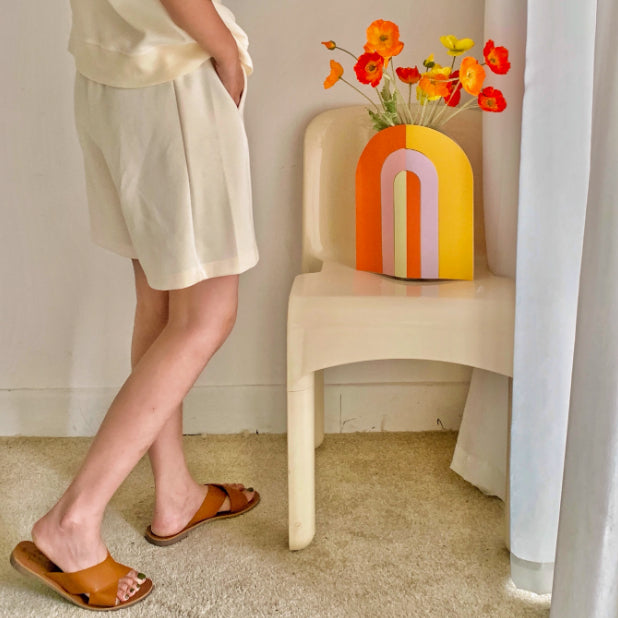 Coffee Shop Cardboard Vase Decoration Ornaments