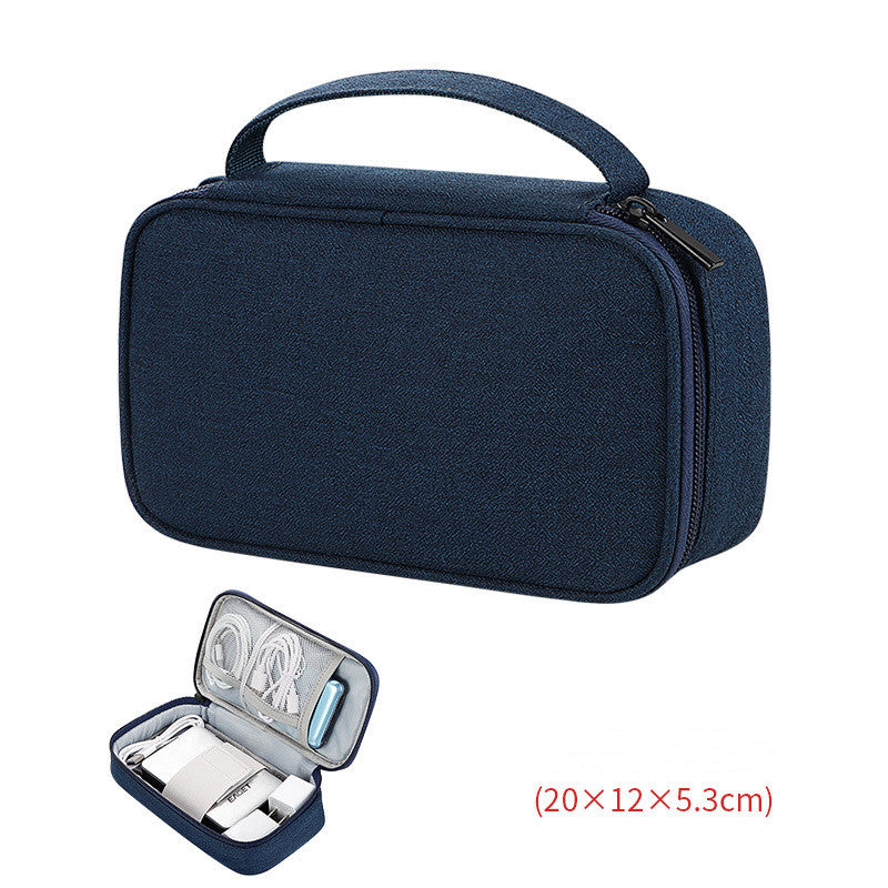 Multifunctional Mobile Phone Digital Accessories Polyester Oxford Cloth Storage Bag