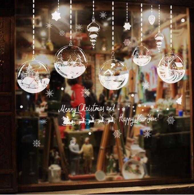 Door shop window sticker