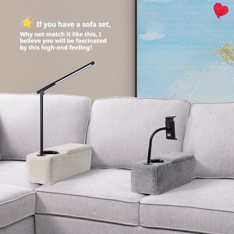 Smart Sofa Handrail Wireless Charger Mobile Phone Holder Accessories Storage