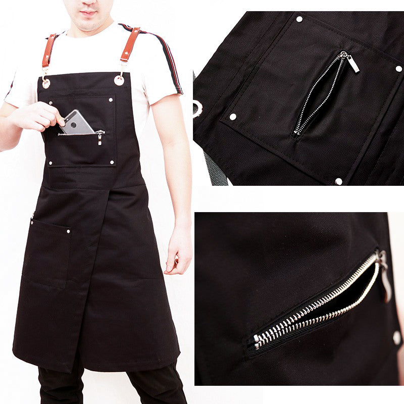 Milk Tea Coffee Shop Overalls Apron