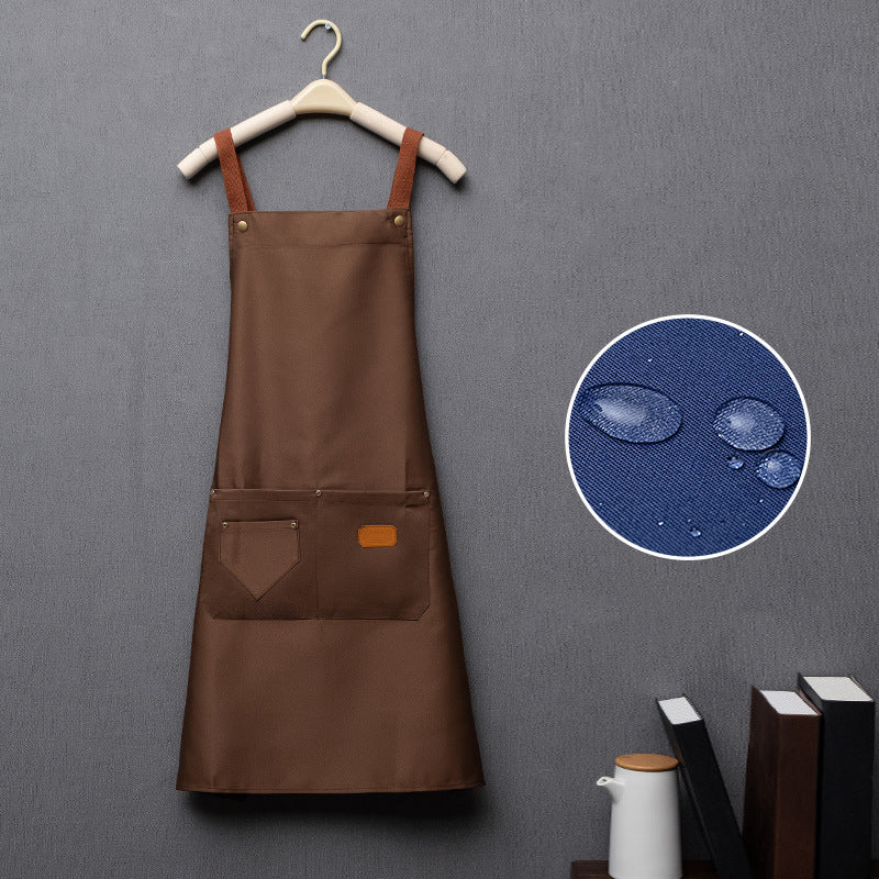 Japanese Coffee Shop Work Waterproof Apron