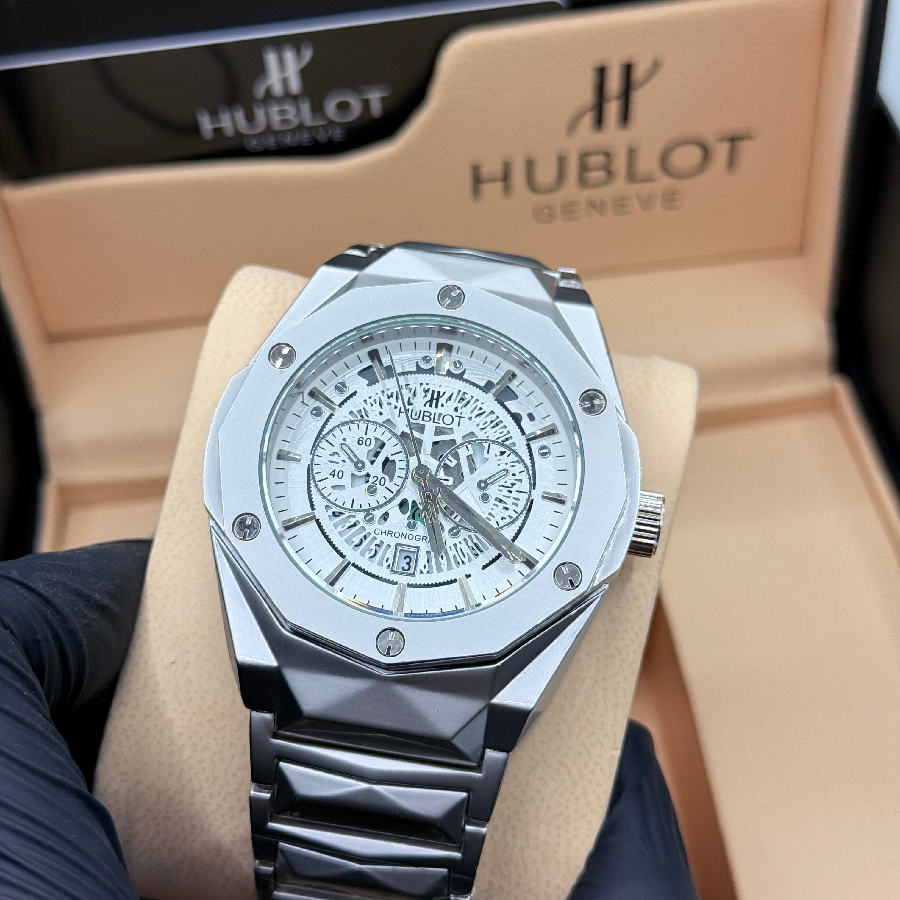 Hublot diamond Cut Heavy Watch