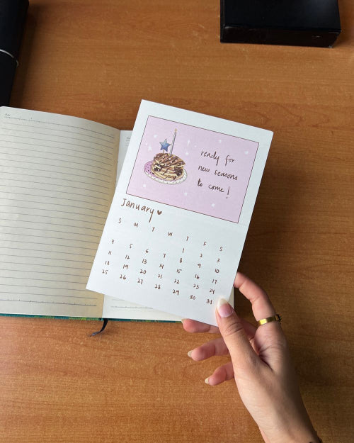 Calendar 2026 | A Year of Quiet Comfort and Magic - With Wooden Stand
