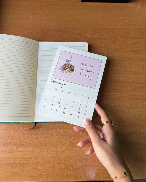 Calendar 2026 | A Year of Quiet Comfort and Magic - With Wooden Stand