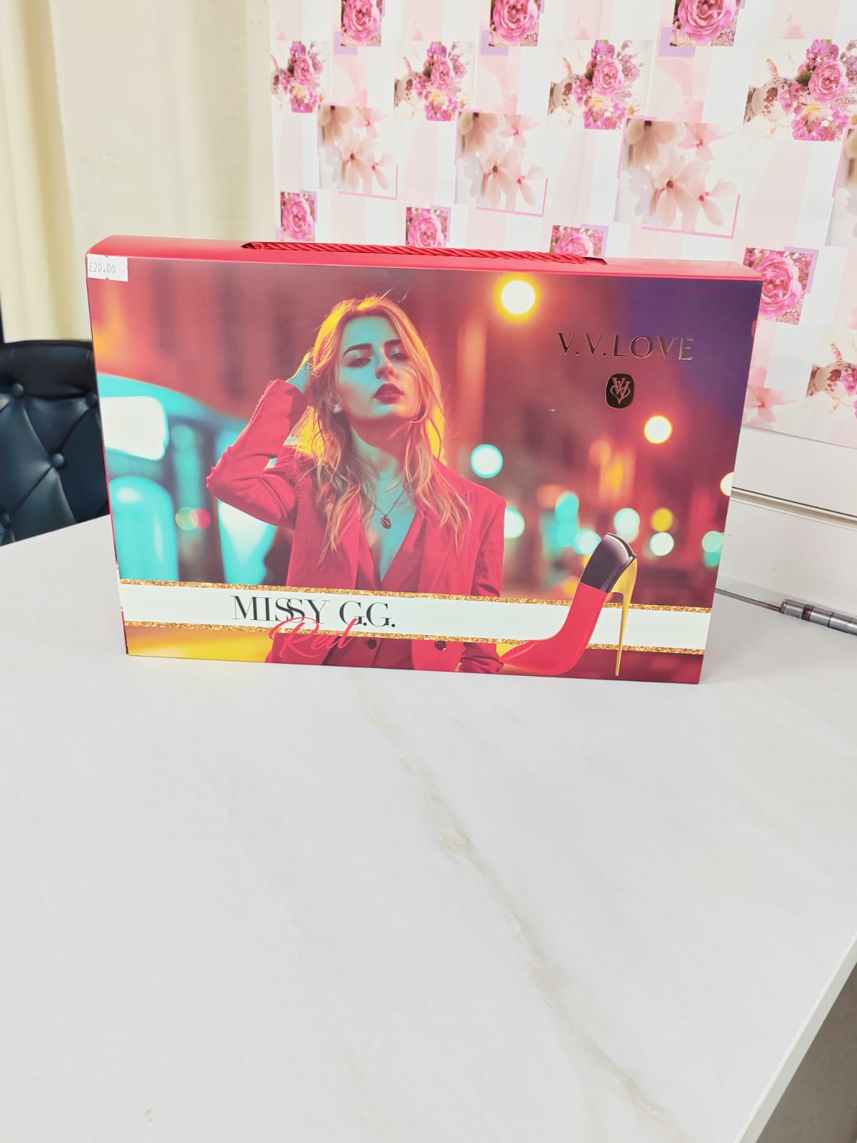 Missy G.G Red Perfume Gift Set 5-PCS - EDP, Shower Gel, Body Lotion, Mist