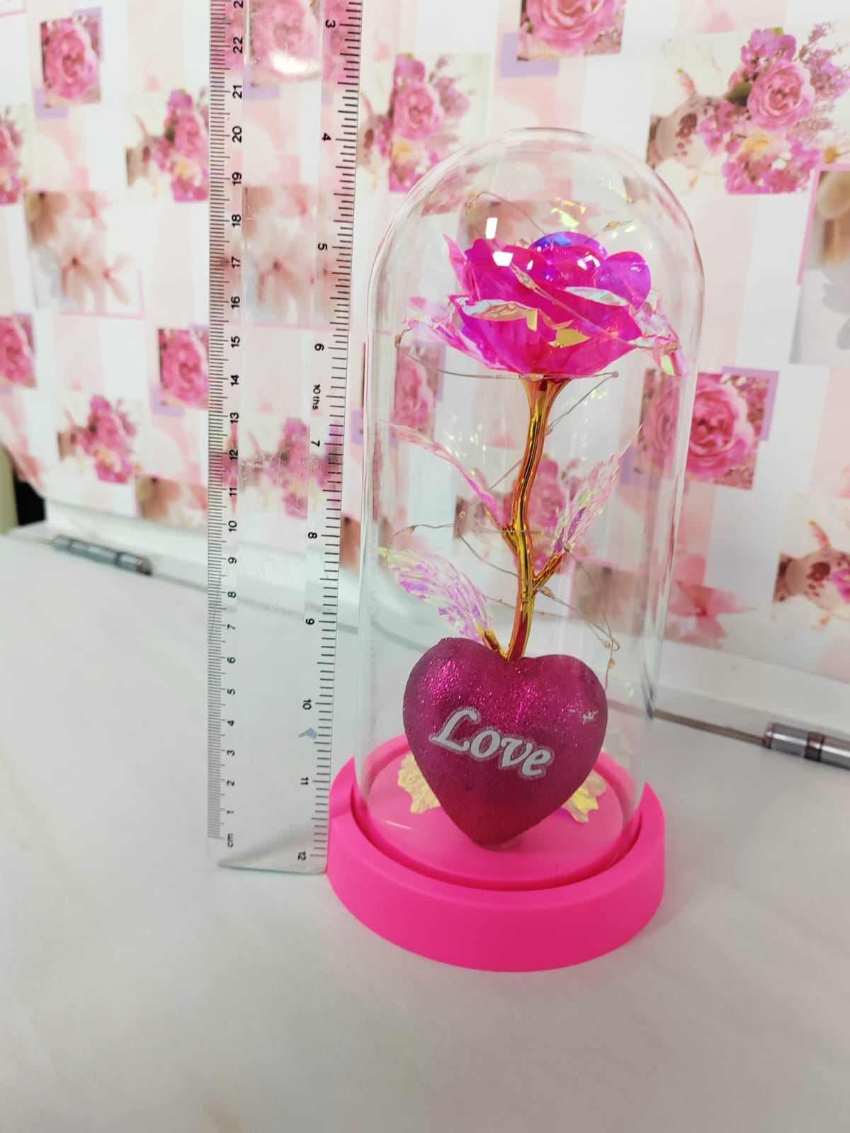 Romantische Rosen Dekoration Led Tisch Lampe Für Hotel Zum Valentinstag - Buy Ro