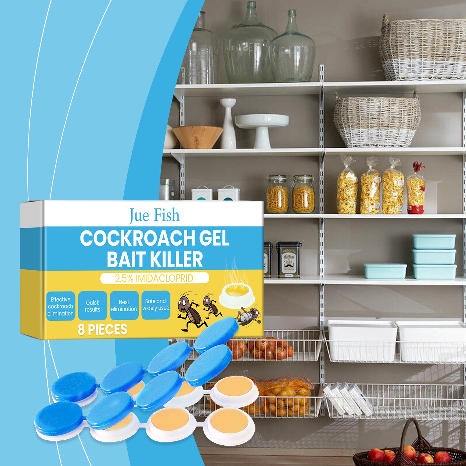 Living Room And Kitchen Bedroom Home Special Cockroach Bait Agent