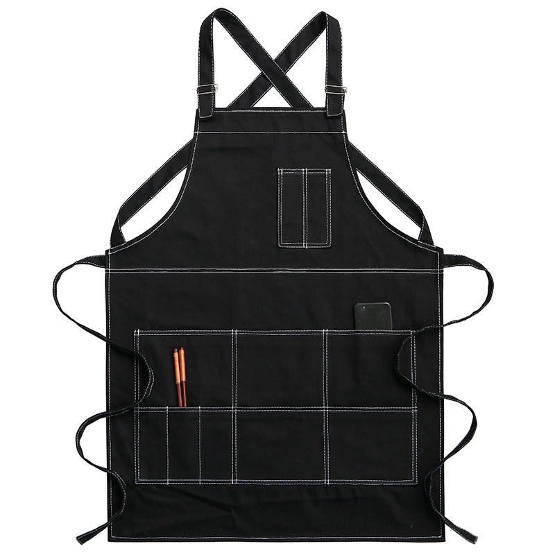 Printing Flower Shop Denim Apron Overalls