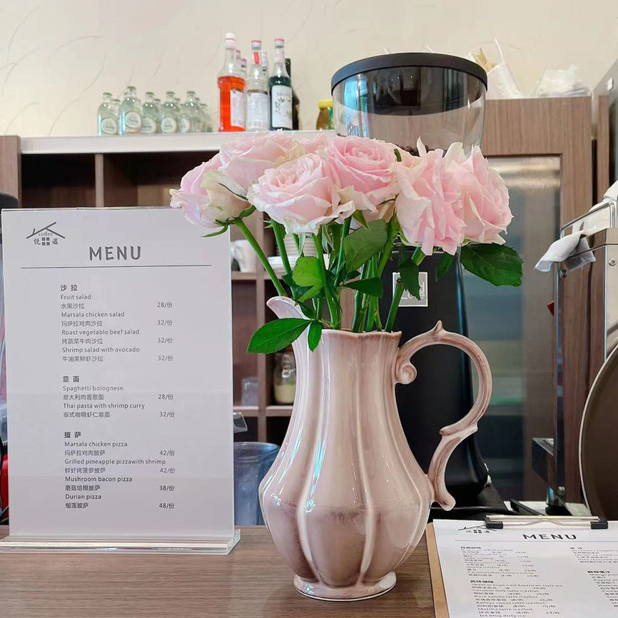 Cold Kettle Niche Coffee Shop Decorative Vase