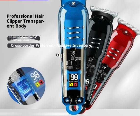 Transparent Hair Barber Shop Dedicated Professional Barber Shop Electric Clipper