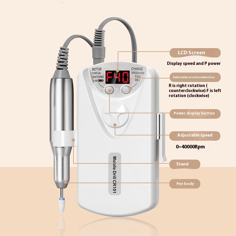 Electric Polishing For Nail Polisher Shop
