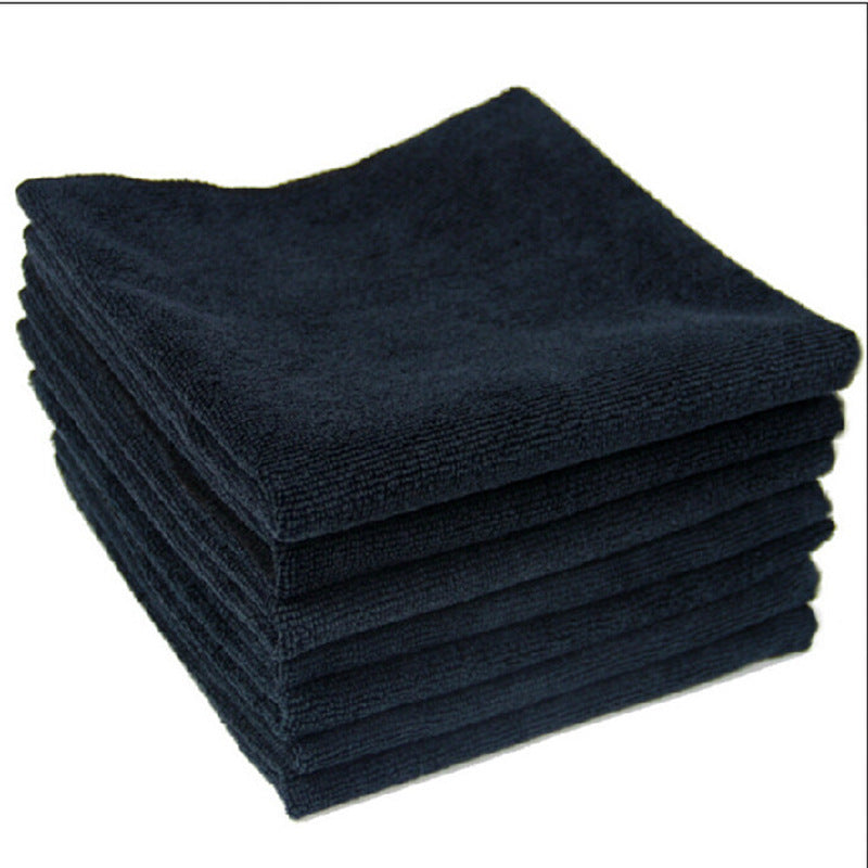 Microfiber Black Absorbent Towel Thickened Soft Lint-free Car Wash Shop Barber Shop