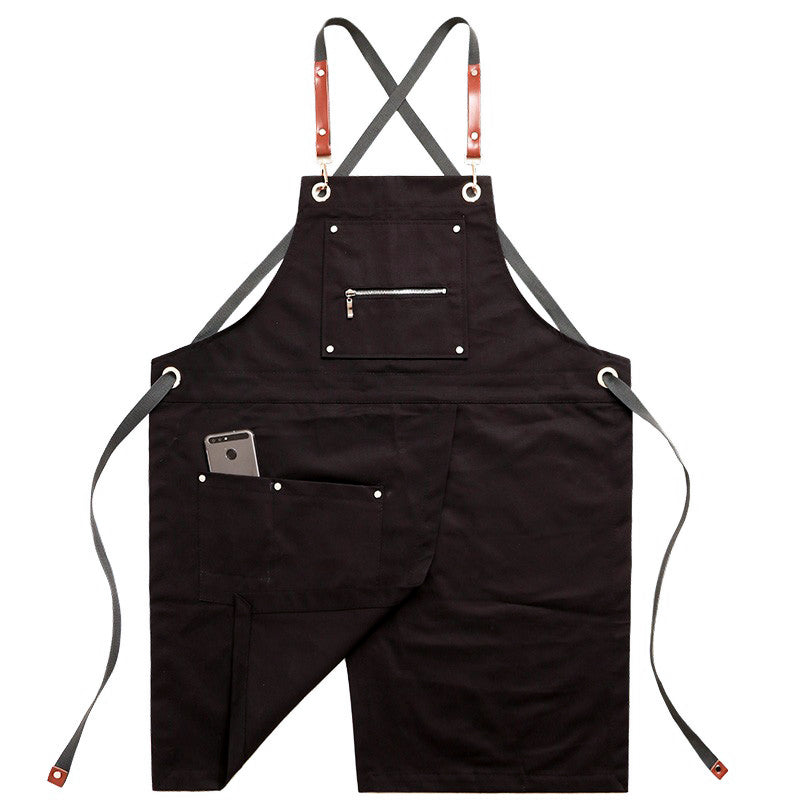 Milk Tea Coffee Shop Overalls Apron